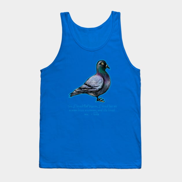 Niola Tesla PIgeon Tank Top by ckrickett